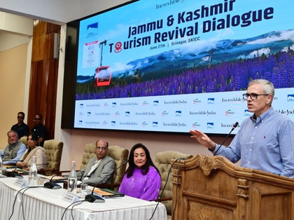 CM Omar Abdullah calls for collective efforts to restore J&K as India's premier tourist destination | CM Omar Abdullah calls for collective efforts to restore J&K as India's premier tourist destination CM Omar Abdullah calls for collective efforts to restore J&K as India's premier tourist destination | CM Omar Abdullah calls for collective efforts to restore J&K as India's premier tourist destination