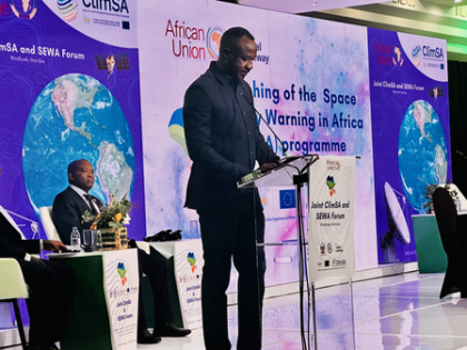 AU launches SEWA to strengthen Africa's space-based climate early warning systems | AU launches SEWA to strengthen Africa's space-based climate early warning systems AU launches SEWA to strengthen Africa's space-based climate early warning systems | AU launches SEWA to strengthen Africa's space-based climate early warning systems