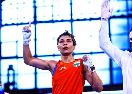 Elite Women’s Boxing: Two-Time World Champ Nikhat Zareen starts in style; Anjali stuns Manisha Moun | Elite Women’s Boxing: Two-Time World Champ Nikhat Zareen starts in style; Anjali stuns Manisha Moun Elite Women’s Boxing: Two-Time World Champ Nikhat Zareen starts in style; Anjali stuns Manisha Moun | Elite Women’s Boxing: Two-Time World Champ Nikhat Zareen starts in style; Anjali stuns Manisha Moun