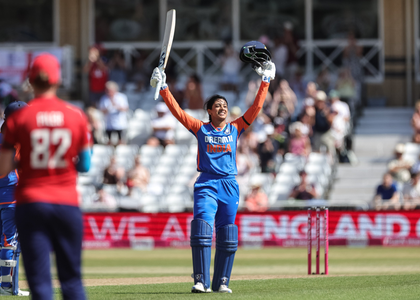 Smriti Mandhana becomes first Indian woman to score tons across all formats | Smriti Mandhana becomes first Indian woman to score tons across all formats Smriti Mandhana becomes first Indian woman to score tons across all formats | Smriti Mandhana becomes first Indian woman to score tons across all formats