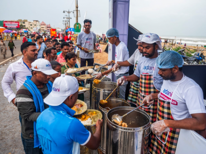 Adani Group, ISKCON serve devotion with nutrition during Puri Rath Yatra | Adani Group, ISKCON serve devotion with nutrition during Puri Rath Yatra Adani Group, ISKCON serve devotion with nutrition during Puri Rath Yatra | Adani Group, ISKCON serve devotion with nutrition during Puri Rath Yatra