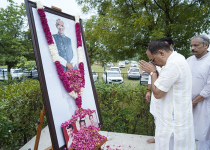 Delhi BJP pays tribute to former CM Sahib Singh Verma on his 18th death anniversary | Delhi BJP pays tribute to former CM Sahib Singh Verma on his 18th death anniversary Delhi BJP pays tribute to former CM Sahib Singh Verma on his 18th death anniversary | Delhi BJP pays tribute to former CM Sahib Singh Verma on his 18th death anniversary