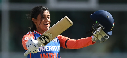 Mandhana closes in on No. 1 T20I ranking after century against England | Mandhana closes in on No. 1 T20I ranking after century against England Mandhana closes in on No. 1 T20I ranking after century against England | Mandhana closes in on No. 1 T20I ranking after century against England