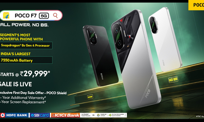 POCO F7 1st sale live on Flipkart: India’s largest 7550mAh battery smartphone starts from Rs 29,999 | POCO F7 1st sale live on Flipkart: India’s largest 7550mAh battery smartphone starts from Rs 29,999