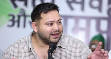 Tejashwi hits back at BJP over 'Namazwadi' jibe, criticises EC's voter list revision in Bihar | Tejashwi hits back at BJP over 'Namazwadi' jibe, criticises EC's voter list revision in Bihar