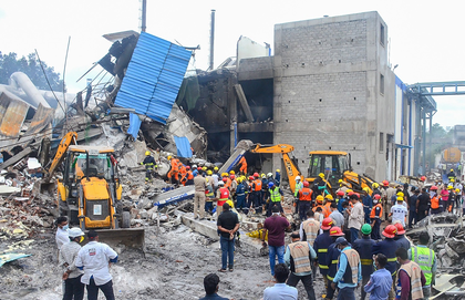 Telangana pharma unit blast: Search continues for 13 missing workers | Telangana pharma unit blast: Search continues for 13 missing workers
