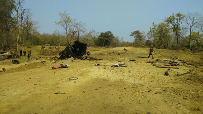 Man injured in Maoist IED blast in Chhattisgarh’s Bijapur forest | Man injured in Maoist IED blast in Chhattisgarh’s Bijapur forest