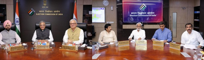 ECI continues interactions with political parties, meets YSRCP leaders | ECI continues interactions with political parties, meets YSRCP leaders