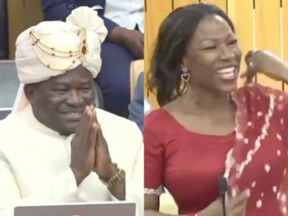 Ghanaian MPs showcase their love for India during PM Modi's historic Parliament address | Ghanaian MPs showcase their love for India during PM Modi's historic Parliament address