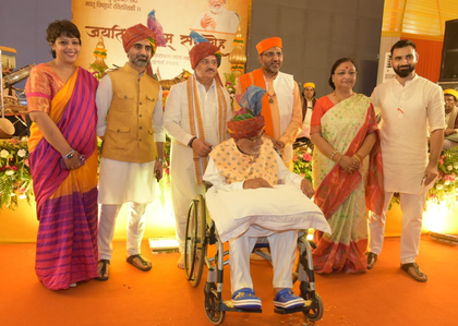 Himachal Governor greets JP Nadda's father for turning centenarian | Himachal Governor greets JP Nadda's father for turning centenarian Himachal Governor greets JP Nadda's father for turning centenarian | Himachal Governor greets JP Nadda's father for turning centenarian