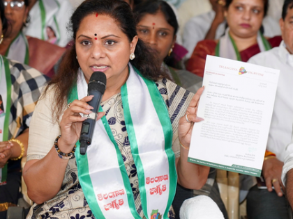 Kavitha calls for 'Rail Roko' to demand Centre’s nod for 42 pc BC reservation | Kavitha calls for 'Rail Roko' to demand Centre’s nod for 42 pc BC reservation Kavitha calls for 'Rail Roko' to demand Centre’s nod for 42 pc BC reservation | Kavitha calls for 'Rail Roko' to demand Centre’s nod for 42 pc BC reservation