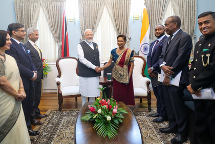 PM Modi holds bilateral talks with Trinidadian & Tobago counterpart Bissessar, signs landmark agreements | PM Modi holds bilateral talks with Trinidadian & Tobago counterpart Bissessar, signs landmark agreements PM Modi holds bilateral talks with Trinidadian & Tobago counterpart Bissessar, signs landmark agreements | PM Modi holds bilateral talks with Trinidadian & Tobago counterpart Bissessar, signs landmark agreements
