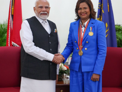 PM Modi meets President Kangaloo, reaffirms deep-rooted friendship between India and Trinidad & Tobago | PM Modi meets President Kangaloo, reaffirms deep-rooted friendship between India and Trinidad & Tobago PM Modi meets President Kangaloo, reaffirms deep-rooted friendship between India and Trinidad & Tobago | PM Modi meets President Kangaloo, reaffirms deep-rooted friendship between India and Trinidad & Tobago