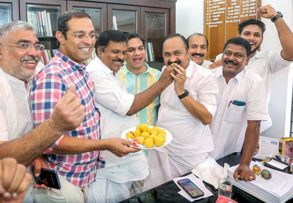 After Nilambur victory, Congress in Kerala gears up for local body polls | After Nilambur victory, Congress in Kerala gears up for local body polls