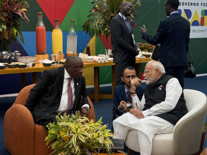 PM Modi meets South African President Ramaphosa for ‘good catching up’ | PM Modi meets South African President Ramaphosa for ‘good catching up’