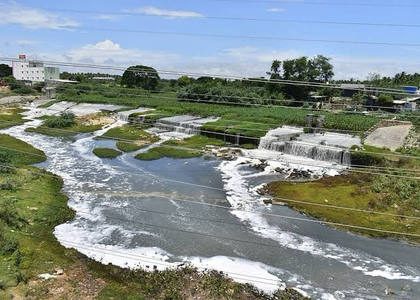 TN farmers, activists to launch hunger strike from July 13 demanding revival of Noyyal River | TN farmers, activists to launch hunger strike from July 13 demanding revival of Noyyal River