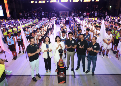 Union MoS Raksha Khadse inaugurates Pro Basketball League Season 4 in Pune | Union MoS Raksha Khadse inaugurates Pro Basketball League Season 4 in Pune