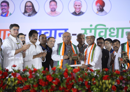 Kharge accuses BJP of betraying Chhattisgarh, says Congress will fight back | Kharge accuses BJP of betraying Chhattisgarh, says Congress will fight back Kharge accuses BJP of betraying Chhattisgarh, says Congress will fight back | Kharge accuses BJP of betraying Chhattisgarh, says Congress will fight back