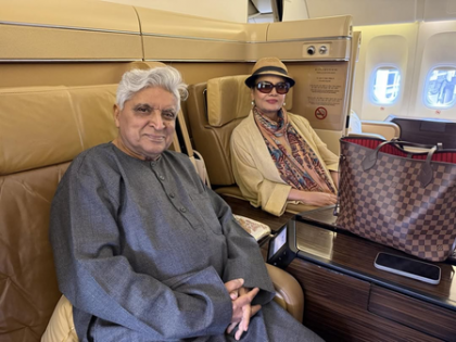 Shabana Azmi & Javed Akhtar reiterate their faith in Air India; Call it 'best inflight service' | Shabana Azmi & Javed Akhtar reiterate their faith in Air India; Call it 'best inflight service' Shabana Azmi & Javed Akhtar reiterate their faith in Air India; Call it 'best inflight service' | Shabana Azmi & Javed Akhtar reiterate their faith in Air India; Call it 'best inflight service'