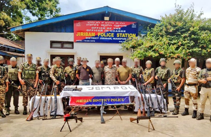 Manipur: Four militants held, 62 arms recovered in separate operations | Manipur: Four militants held, 62 arms recovered in separate operations Manipur: Four militants held, 62 arms recovered in separate operations | Manipur: Four militants held, 62 arms recovered in separate operations
