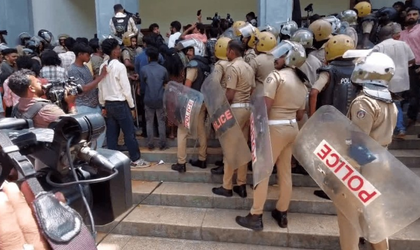 As police remain mute witness, SFI activists barge into four Kerala universities | As police remain mute witness, SFI activists barge into four Kerala universities