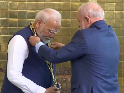 Brazil confers its highest honour on PM Modi | Brazil confers its highest honour on PM Modi Brazil confers its highest honour on PM Modi | Brazil confers its highest honour on PM Modi
