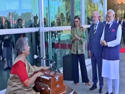 When PM Modi was welcomed at Brasilia's Alvorada Palace with an Indian devotional song | When PM Modi was welcomed at Brasilia's Alvorada Palace with an Indian devotional song When PM Modi was welcomed at Brasilia's Alvorada Palace with an Indian devotional song | When PM Modi was welcomed at Brasilia's Alvorada Palace with an Indian devotional song