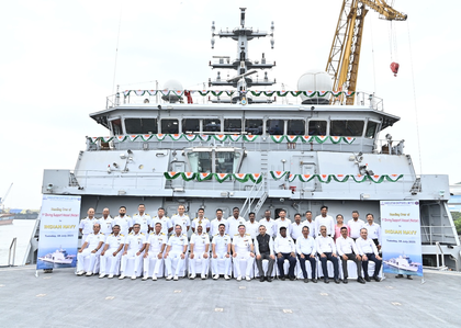 Nistar: India’s first indigenous diving support vessel delivered, boosting Aatmanirbharta in Defence | Nistar: India’s first indigenous diving support vessel delivered, boosting Aatmanirbharta in Defence Nistar: India’s first indigenous diving support vessel delivered, boosting Aatmanirbharta in Defence | Nistar: India’s first indigenous diving support vessel delivered, boosting Aatmanirbharta in Defence