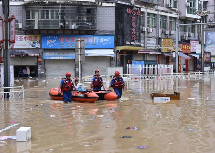Five missing, more than 7,000 evacuated amid heavy rainfall in China | Five missing, more than 7,000 evacuated amid heavy rainfall in China