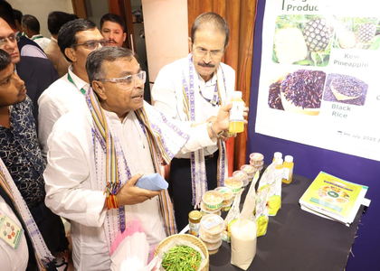Tripura developed 25,000 ha organic land; 1,300 MT produce exported: Minister | Tripura developed 25,000 ha organic land; 1,300 MT produce exported: Minister Tripura developed 25,000 ha organic land; 1,300 MT produce exported: Minister | Tripura developed 25,000 ha organic land; 1,300 MT produce exported: Minister