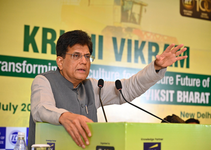 India’s agri exports can increase to Rs 20 lakh crore with processing & branding: Piyush Goyal | India’s agri exports can increase to Rs 20 lakh crore with processing & branding: Piyush Goyal