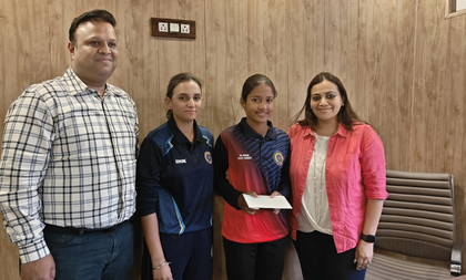 12-year-old Chakshita shines bright in Delhi women’s cricket | 12-year-old Chakshita shines bright in Delhi women’s cricket