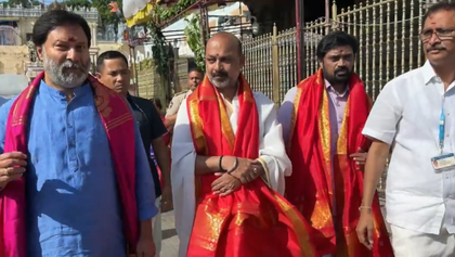 1,000 non-Hindus still working in TTD, says Union Minister Bandi Sanjay | 1,000 non-Hindus still working in TTD, says Union Minister Bandi Sanjay