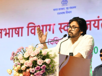 Blindly opposing Hindi will impede development, says Pawan Kalyan | Blindly opposing Hindi will impede development, says Pawan Kalyan