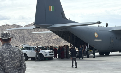 Dalai Lama arrives in Ladakh for month-long stay after two years | Dalai Lama arrives in Ladakh for month-long stay after two years Dalai Lama arrives in Ladakh for month-long stay after two years | Dalai Lama arrives in Ladakh for month-long stay after two years