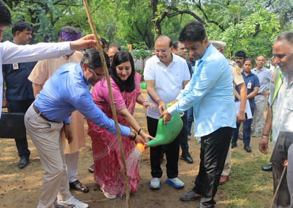 Delhi L-G V.K. Saxena joins NDMC's special tree plantation drive | Delhi L-G V.K. Saxena joins NDMC's special tree plantation drive Delhi L-G V.K. Saxena joins NDMC's special tree plantation drive | Delhi L-G V.K. Saxena joins NDMC's special tree plantation drive