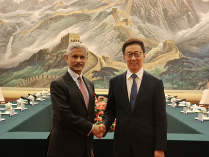 EAM Jaishankar meets Chinese Vice President, stresses 'mutually beneficial' outcomes through normalised ties | EAM Jaishankar meets Chinese Vice President, stresses 'mutually beneficial' outcomes through normalised ties EAM Jaishankar meets Chinese Vice President, stresses 'mutually beneficial' outcomes through normalised ties | EAM Jaishankar meets Chinese Vice President, stresses 'mutually beneficial' outcomes through normalised ties