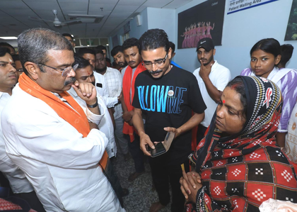 Dharmendra Pradhan meets Odisha victim's family, asserts none will be spared | Dharmendra Pradhan meets Odisha victim's family, asserts none will be spared Dharmendra Pradhan meets Odisha victim's family, asserts none will be spared | Dharmendra Pradhan meets Odisha victim's family, asserts none will be spared