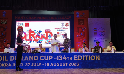 Kokrajhar rolls out red carpet for 134th Indian Oil Durand Cup trophies | Kokrajhar rolls out red carpet for 134th Indian Oil Durand Cup trophies Kokrajhar rolls out red carpet for 134th Indian Oil Durand Cup trophies | Kokrajhar rolls out red carpet for 134th Indian Oil Durand Cup trophies
