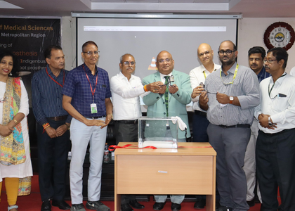 DRDO, AIIMS Telangana unveil indigenous low-cost prosthetic foot | DRDO, AIIMS Telangana unveil indigenous low-cost prosthetic foot DRDO, AIIMS Telangana unveil indigenous low-cost prosthetic foot | DRDO, AIIMS Telangana unveil indigenous low-cost prosthetic foot