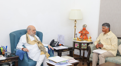 Andhra Pradesh CM meets Amit Shah, seeks more financial support | Andhra Pradesh CM meets Amit Shah, seeks more financial support Andhra Pradesh CM meets Amit Shah, seeks more financial support | Andhra Pradesh CM meets Amit Shah, seeks more financial support
