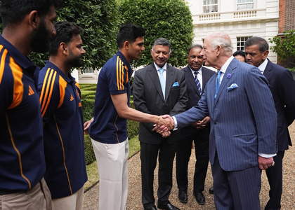 We didn't expect that he'd be watching the match: Gill after Team India met King Charles in London | We didn't expect that he'd be watching the match: Gill after Team India met King Charles in London We didn't expect that he'd be watching the match: Gill after Team India met King Charles in London | We didn't expect that he'd be watching the match: Gill after Team India met King Charles in London