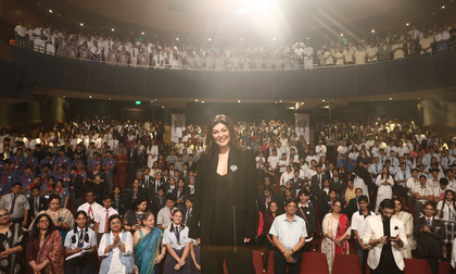 Sushmita Sen inspires youth to embrace self-worth and acceptance at leadership event | Sushmita Sen inspires youth to embrace self-worth and acceptance at leadership event Sushmita Sen inspires youth to embrace self-worth and acceptance at leadership event | Sushmita Sen inspires youth to embrace self-worth and acceptance at leadership event