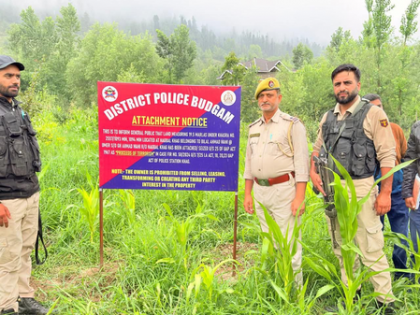 J&K: Police attach properties of Pakistan-based terror handlers | J&K: Police attach properties of Pakistan-based terror handlers J&K: Police attach properties of Pakistan-based terror handlers | J&K: Police attach properties of Pakistan-based terror handlers