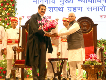 Justice Sachdeva becomes 29th Chief Justice of MP HC, takes oath of office | Justice Sachdeva becomes 29th Chief Justice of MP HC, takes oath of office Justice Sachdeva becomes 29th Chief Justice of MP HC, takes oath of office | Justice Sachdeva becomes 29th Chief Justice of MP HC, takes oath of office