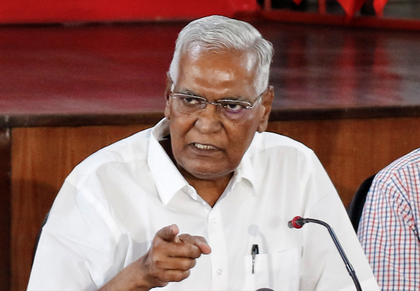 'Beware of urban Naxals': BJP blasts CPI's D Raja over call for talks with Maoists | 'Beware of urban Naxals': BJP blasts CPI's D Raja over call for talks with Maoists