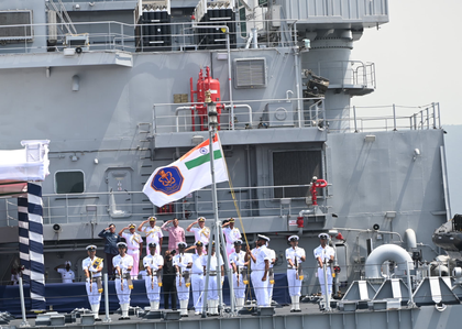 INS Nistar is not just a technological asset, but crucial operational enabler: Naval Chief Admiral Dinesh Tripathi | INS Nistar is not just a technological asset, but crucial operational enabler: Naval Chief Admiral Dinesh Tripathi INS Nistar is not just a technological asset, but crucial operational enabler: Naval Chief Admiral Dinesh Tripathi | INS Nistar is not just a technological asset, but crucial operational enabler: Naval Chief Admiral Dinesh Tripathi