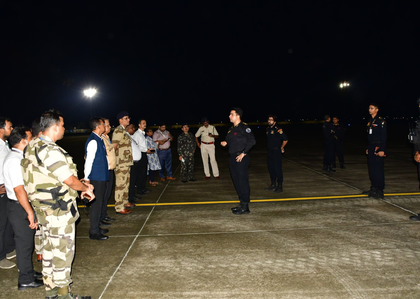 NSG conducts counter-hijack exercise at Kolkata Airport | NSG conducts counter-hijack exercise at Kolkata Airport