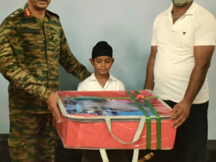 Operation SINDOOR recognition: Army adopts young warrior | Operation SINDOOR recognition: Army adopts young warrior