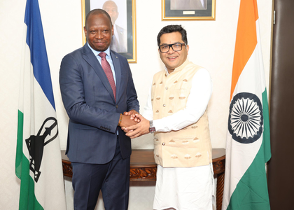 MoS Margherita meets Lesotho's Foreign Minister, interacts with Indian community | MoS Margherita meets Lesotho's Foreign Minister, interacts with Indian community MoS Margherita meets Lesotho's Foreign Minister, interacts with Indian community | MoS Margherita meets Lesotho's Foreign Minister, interacts with Indian community